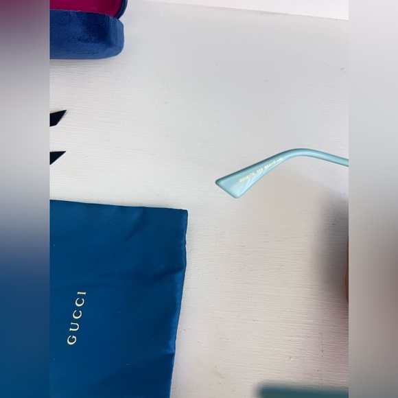 Gucci GG0817S 003 Gold/green 65-17-140 Sunglasses - Picture 13 of 16